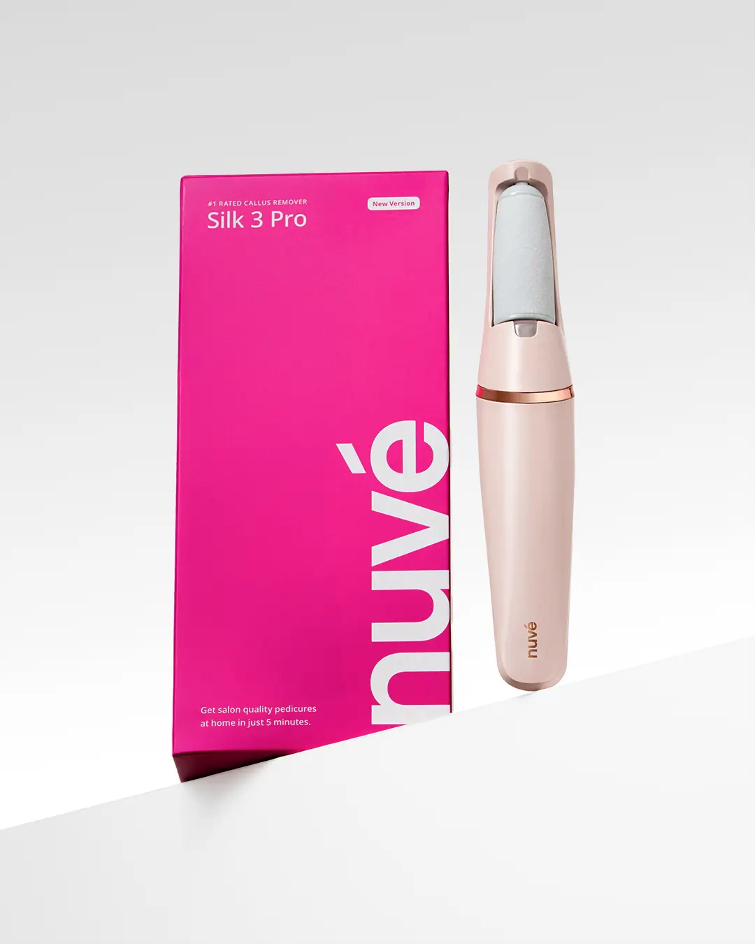 Nuvé Silk 3 Pro electric callus remover with original box
